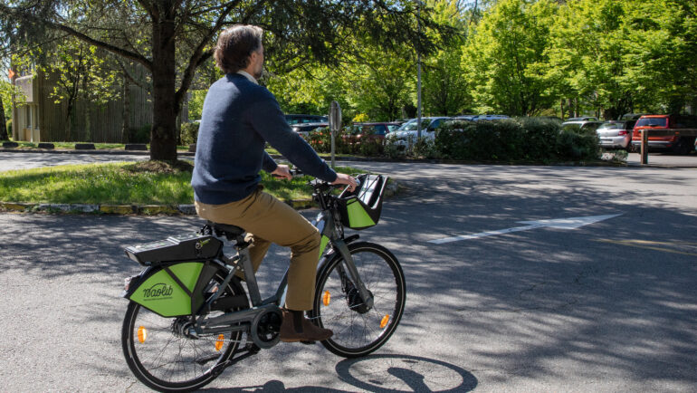 Vélo Micromob' en service